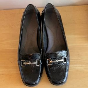 Aerosoles Patent Heeled Loafers